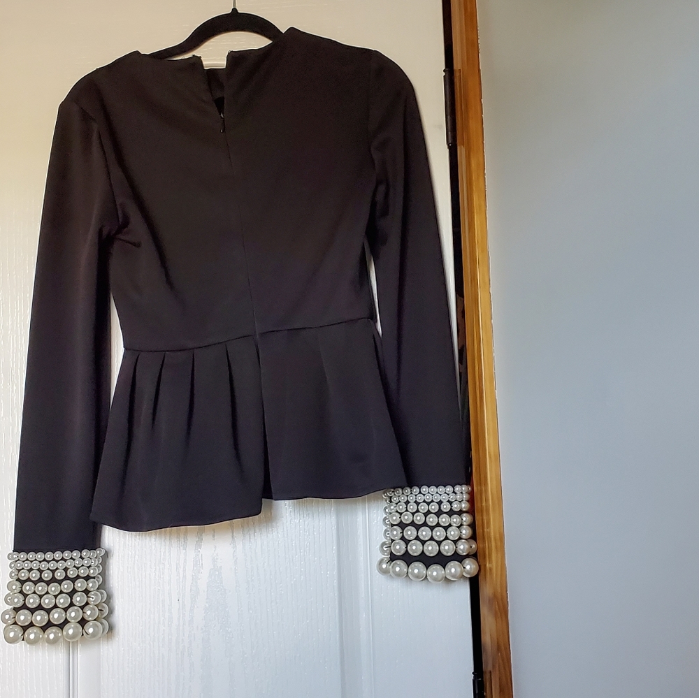 Akira "Audrey" Pearl Sleeve Blouse - Picture 6 of 6